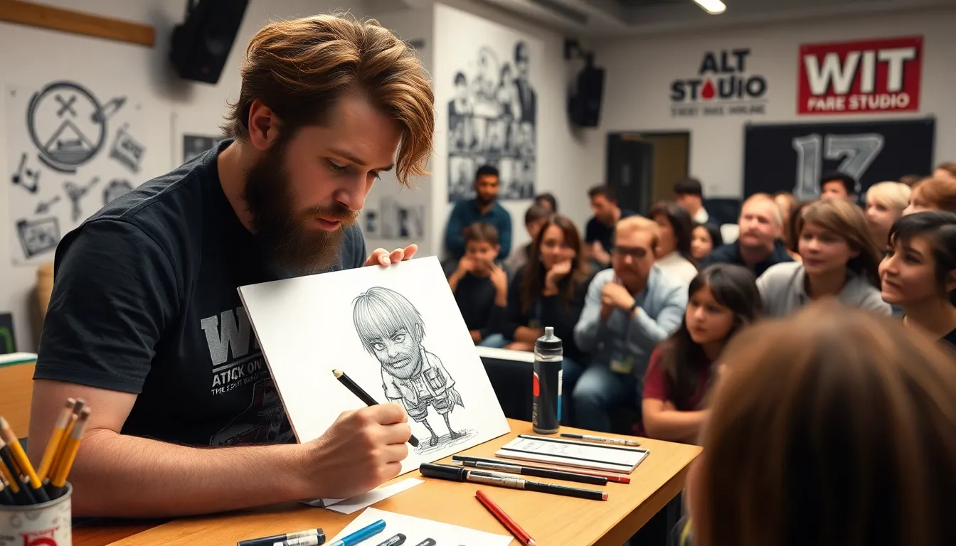 팬들이 제안한 아이디어를 반영하며 드로잉을 진행하는 PewDiePie의 모습
