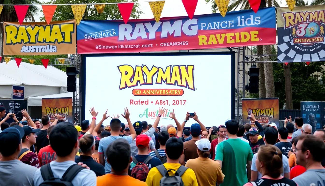 A group of gaming enthusiasts discusses the recent rating of a 30th Anniversary Edition of Rayman on the Australian ratings board, showcasing excitement and speculation about the potential release.