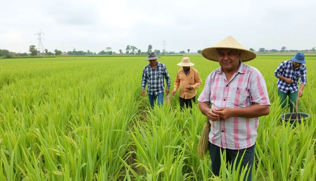 An agricultural meeting where stakeholders, including farmers and government representatives, engage in discussions about the future of farming and the importance of preserving traditional methods