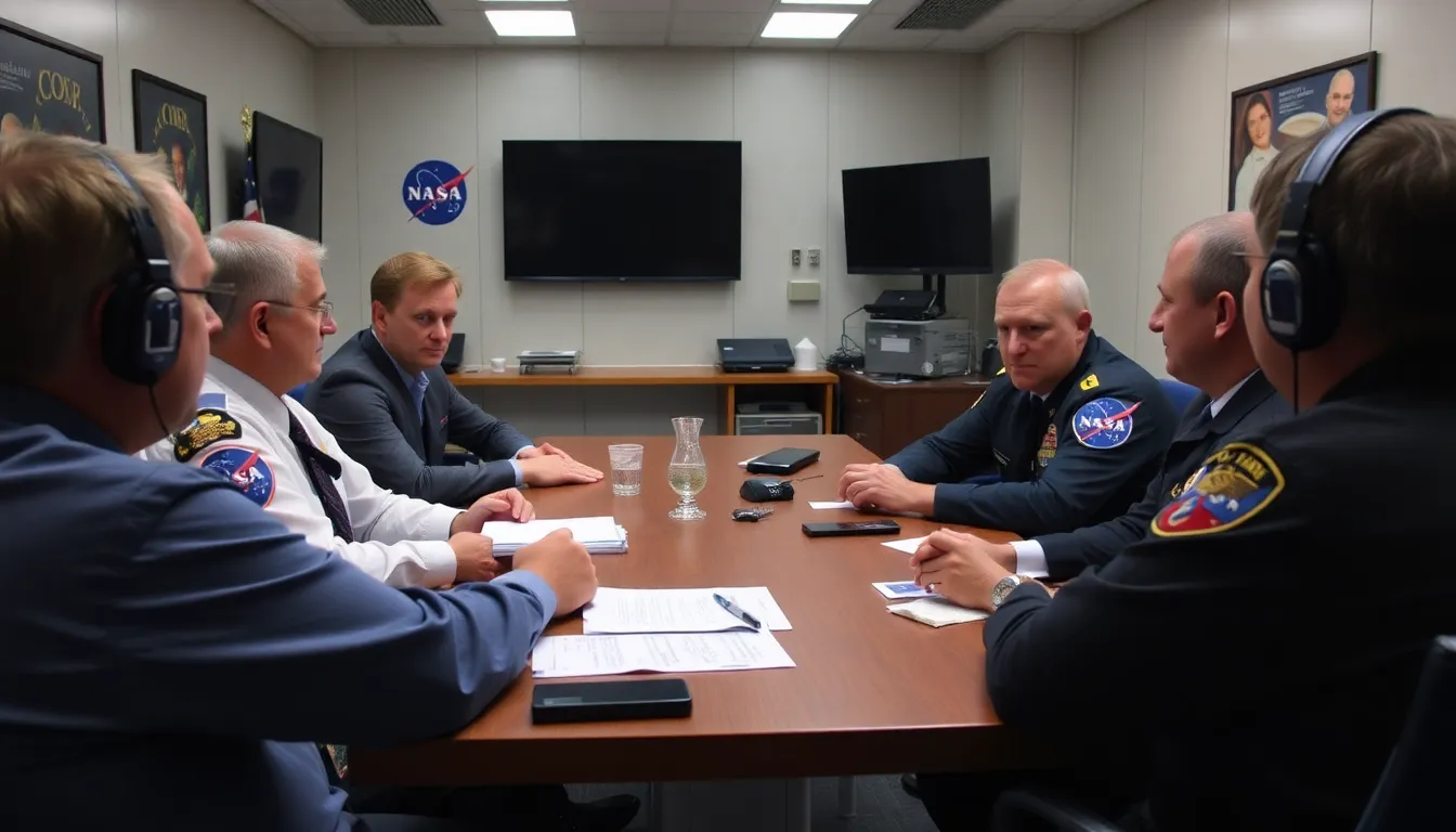 A medical professional analyzing data on astronaut health, emphasizing the critical role of space medicine in addressing the challenges of longduration missions