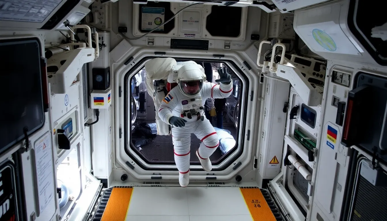 Astronauts in a SpaceX Crew Dragon capsule are seen splashing down in the Gulf of Mexico after an emergency medical evacuation from the International Space Station.