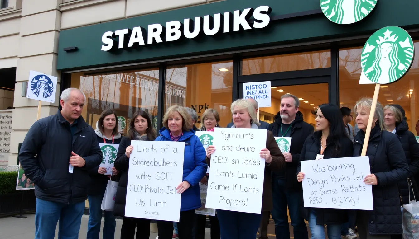Investors analyze the effects of Starbucks' policy change on corporate governance and financial accountability in a competitive market