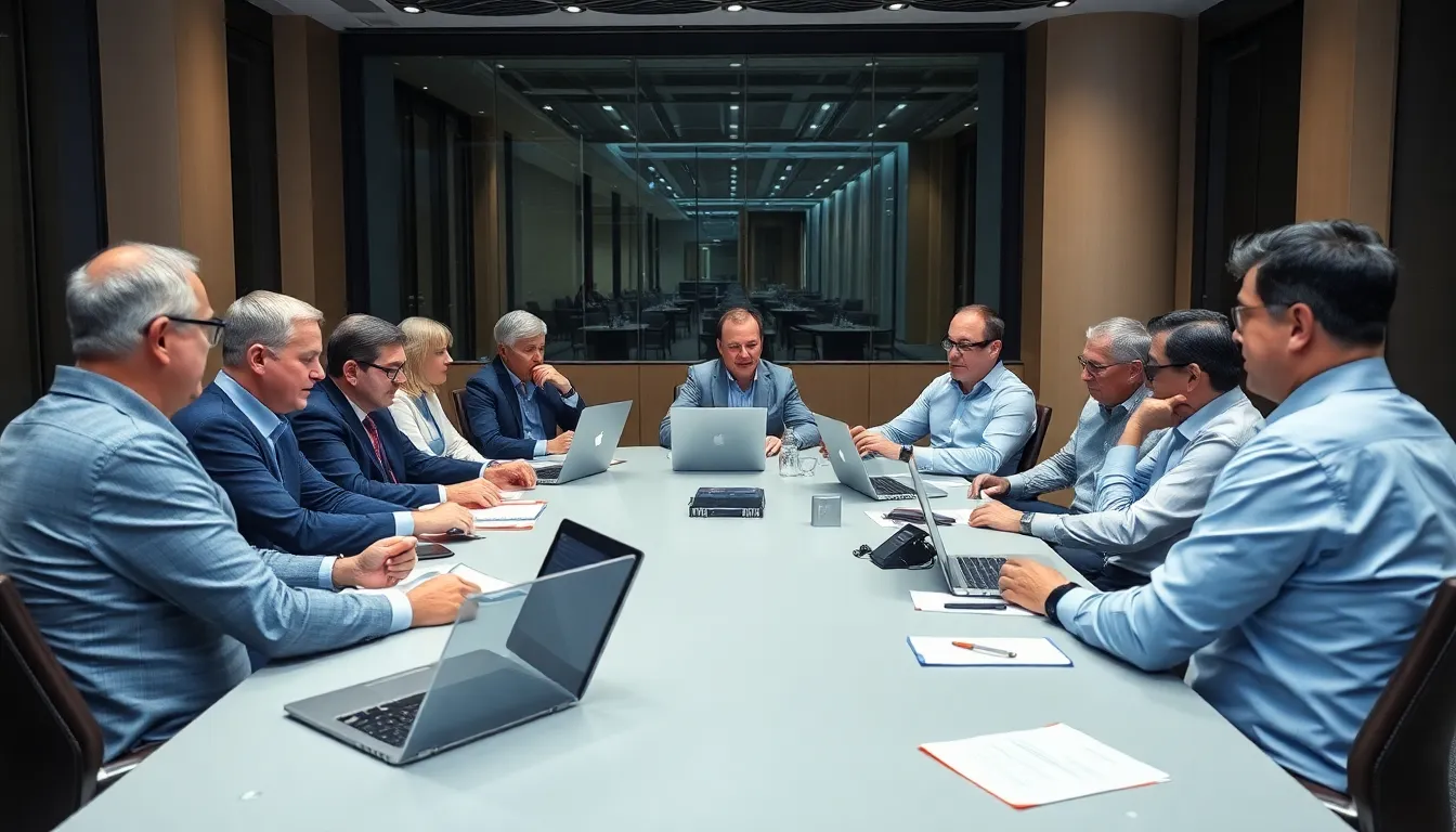 A group of tech executives gathered at the White House, engaging in discussions about the relationship between big tech and the Trump administration