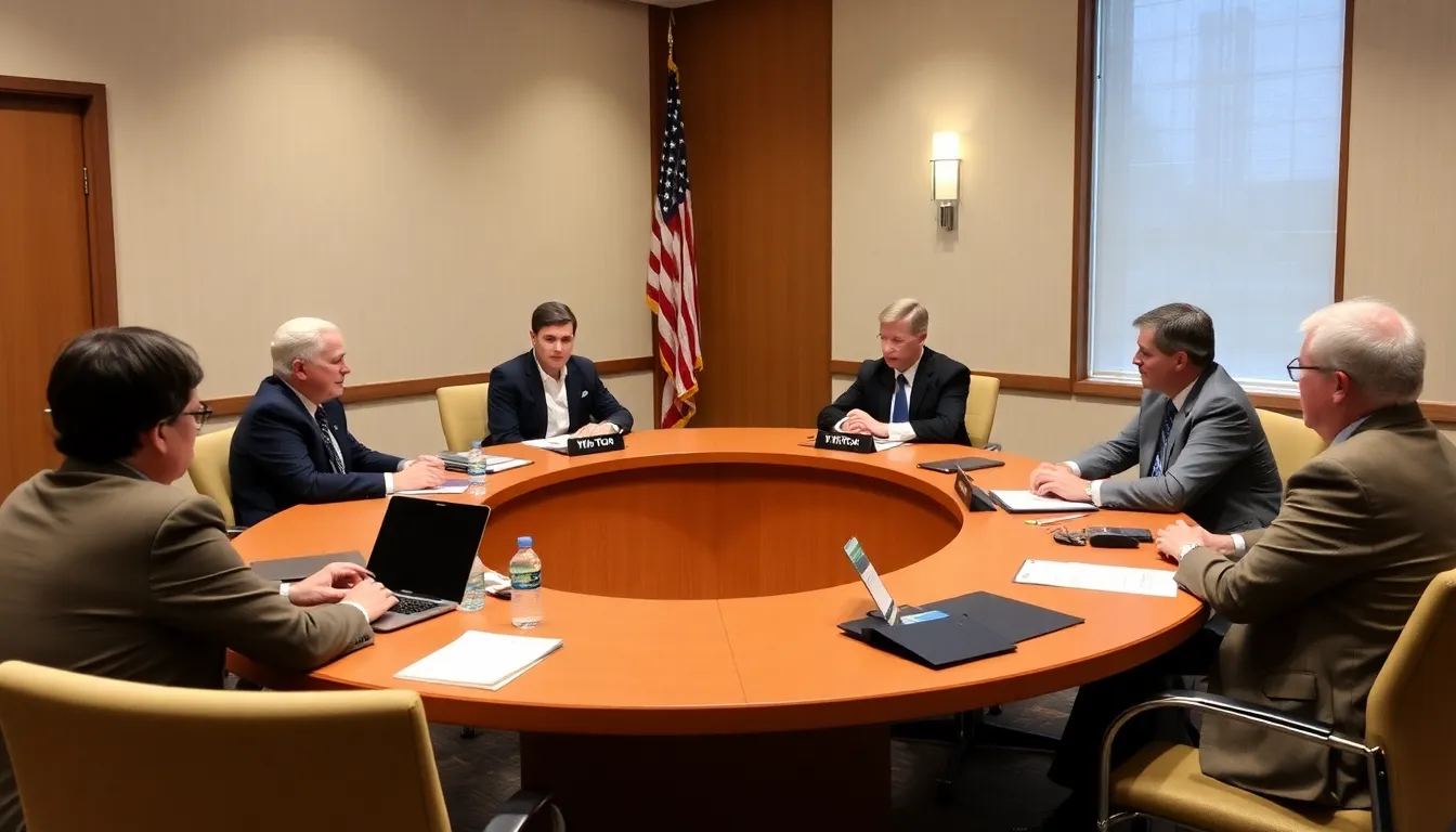 TikTokの利用制限に関する法案を議論するアメリカの州議会の風景