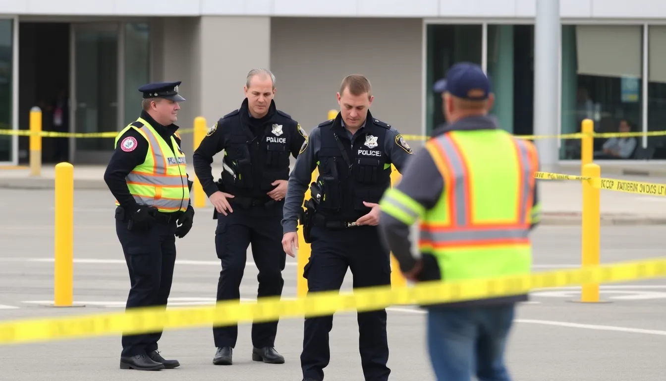 組織犯罪に関する警察の取り組みが強化されているトロントの街の風景