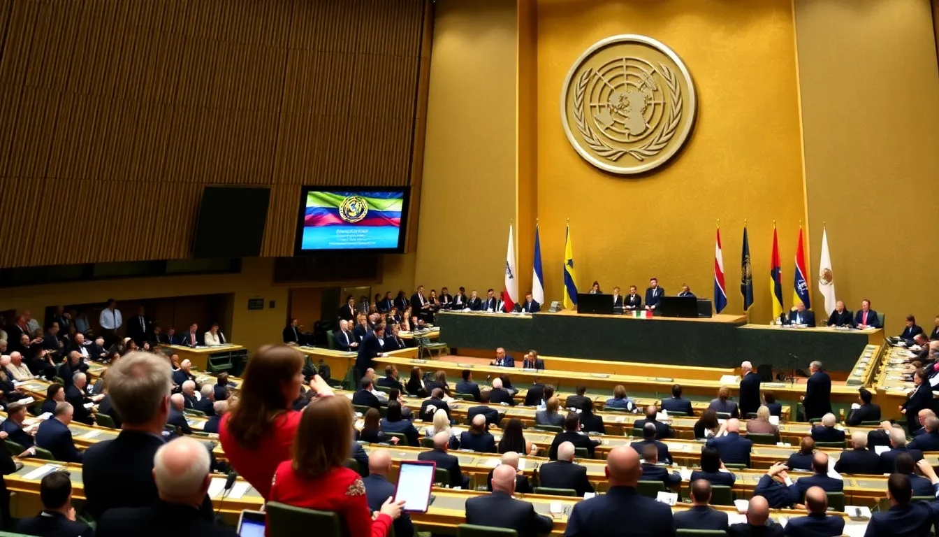 Representatives from various Latin American countries gather at the United Nations to voice their criticism of U.S. actions in Venezuela during a Security Council meeting.