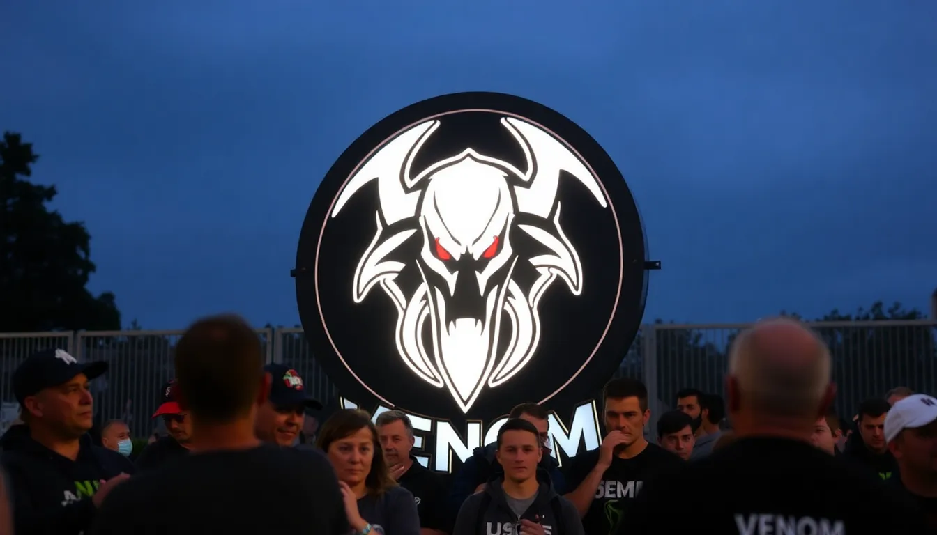 A group of esports players and fans gather at a local gaming venue, visibly saddened as they discuss the recent announcement of Venomcrest's closure in 2026.