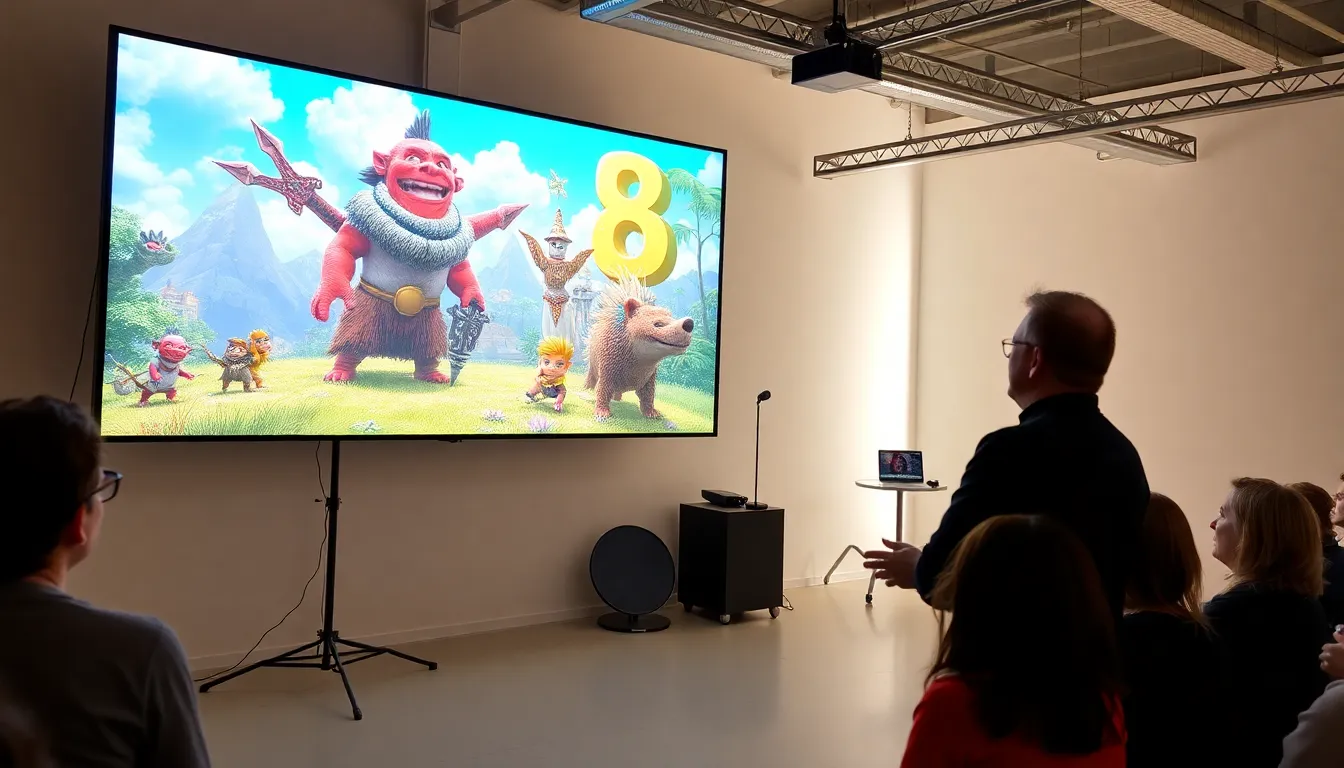 新作の発表に興奮を隠せないファンたちが集まるイベントの賑わい