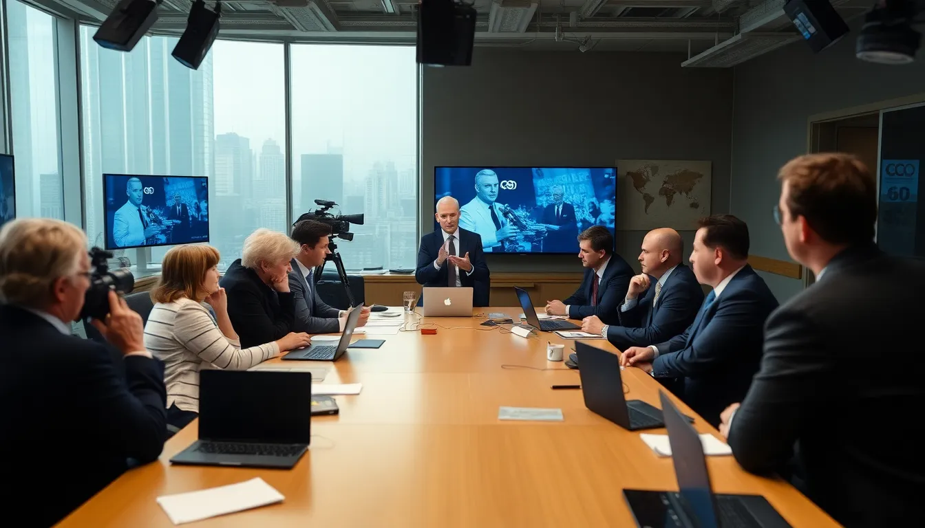 Anderson Cooper speaks during a segment on CBS News' 60 Minutes, highlighting his role in the program before his upcoming departure.