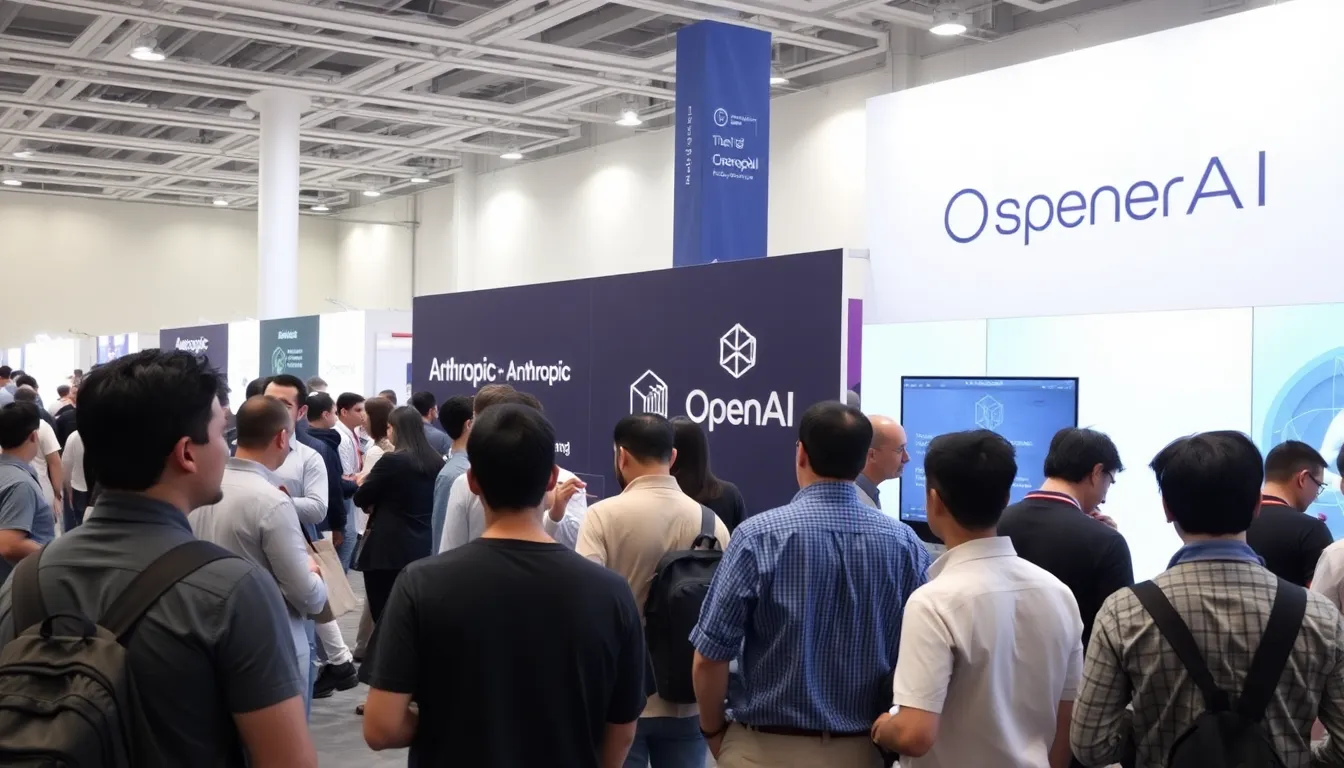 OpenAIの「ChatGPT」の機能拡張をアピールするプロモーションイベントの様子