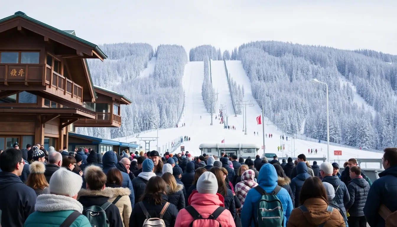 Emergency responders gather at the scene of a ski lift accident in Japan where an Australian woman tragically lost her life.
