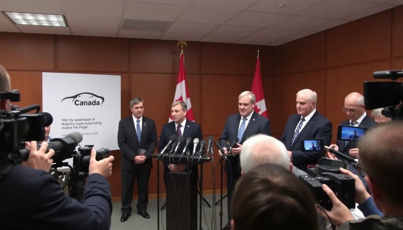 FrançoisPhilippe Champagne announces Canada's new auto industry strategy aimed at reducing reliance on the U.S. and boosting domestic electric vehicle production.