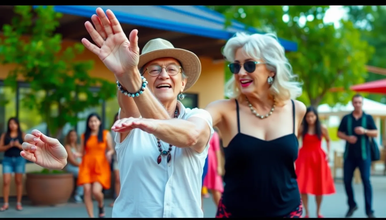 A 71yearold dancer gracefully performs on stage, showcasing her talent and passion in a vibrant rehearsal for a Taylor Swift music video.
