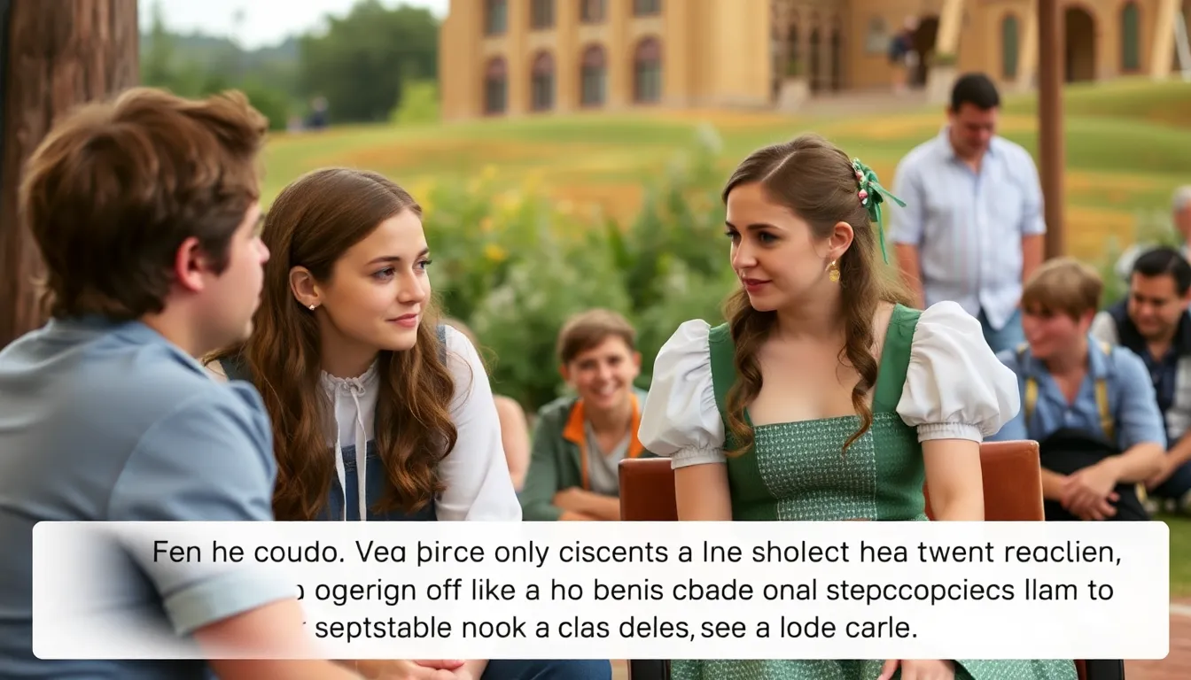 Emma Watson engaging with fans and discussing her potential role as Dorothy in a lively public event