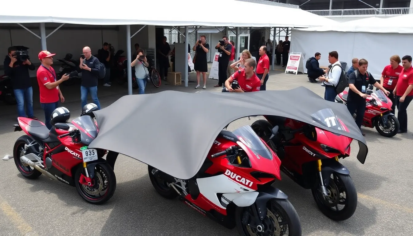 Ducati's new aerodynamic package is showcased on the track at Sepang, with test riders evaluating its performance during the MotoGP shakedown event.
