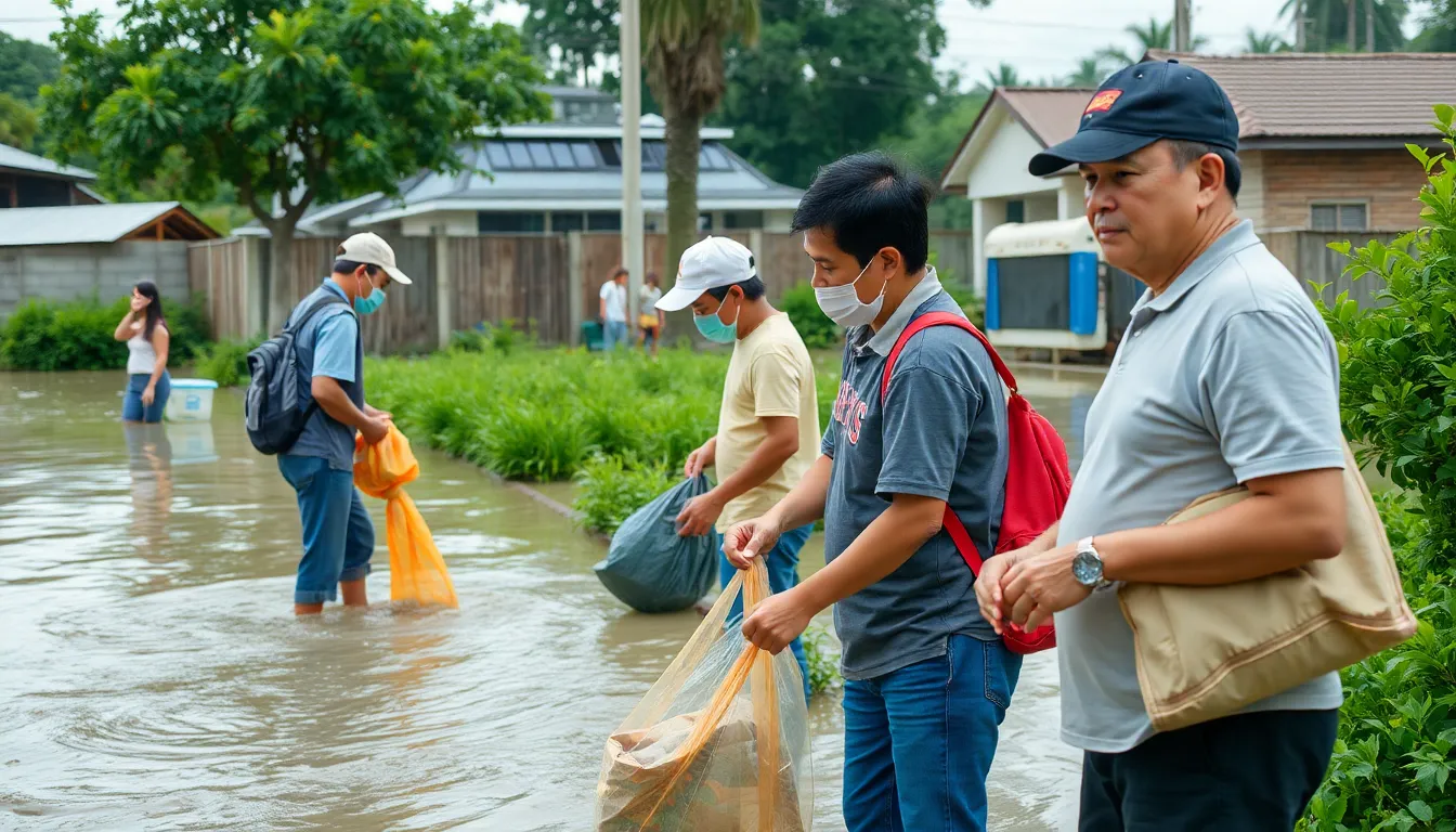 沿岸地域での海面上昇がもたらす影響を受ける住民たちの生活環境