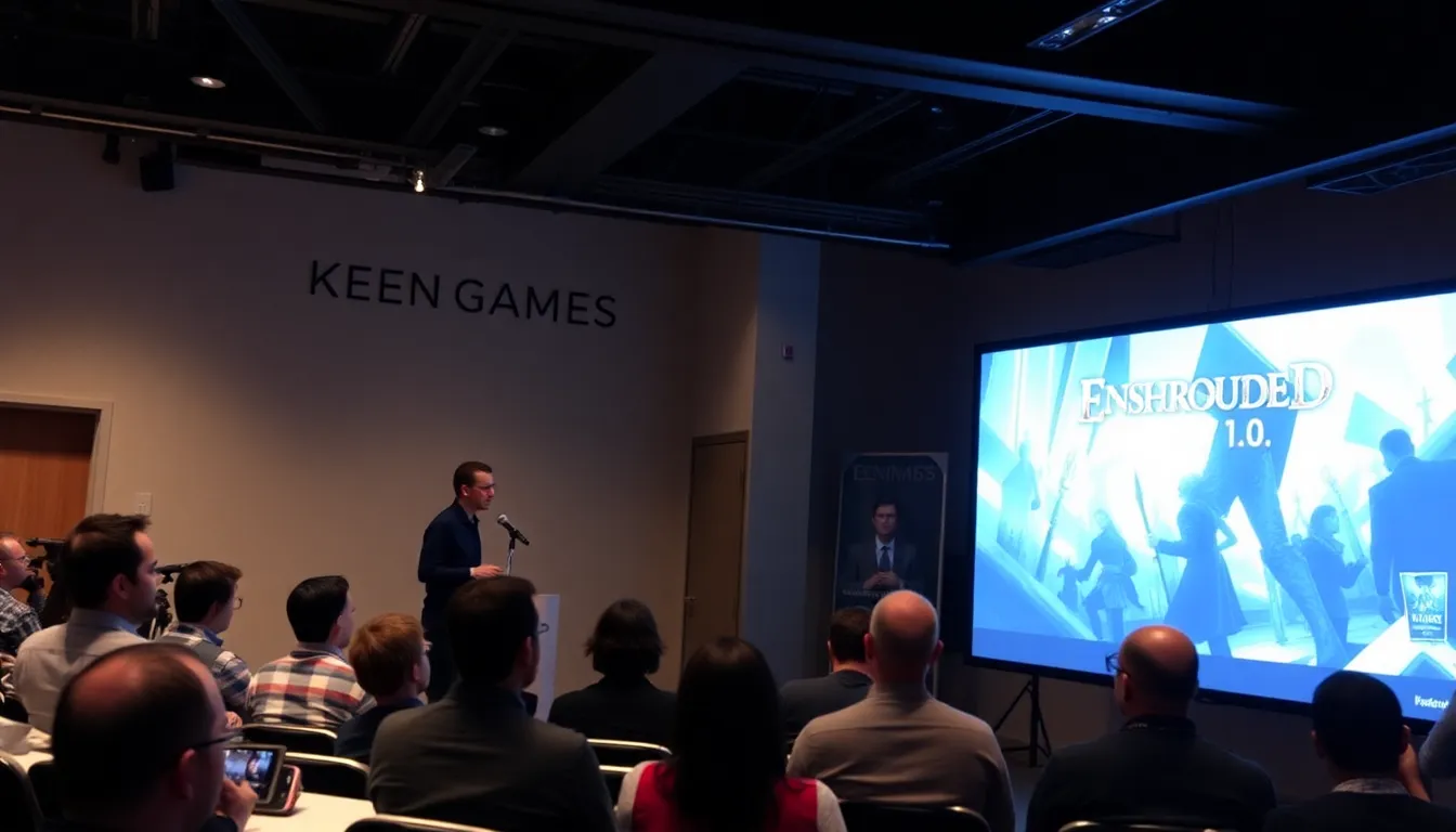 A developer at Keen Games reviewing community feedback, highlighting the active involvement of players in shaping the game's final version and its future content