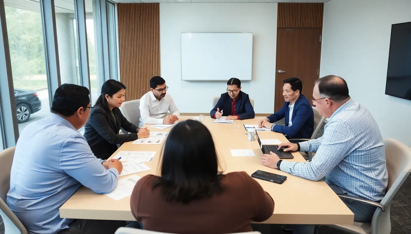 A diverse group of Indigenous community members engages in a workshop, learning about the significance of managing their own health data and the benefits of data protection