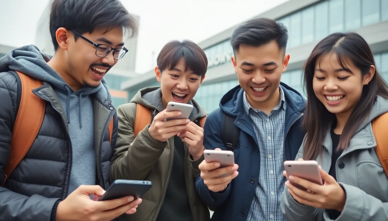 A group of concerned investors gathers outside the headquarters of a South Korean cryptocurrency firm, discussing the recent accidental payout of  billion in Bitcoin.