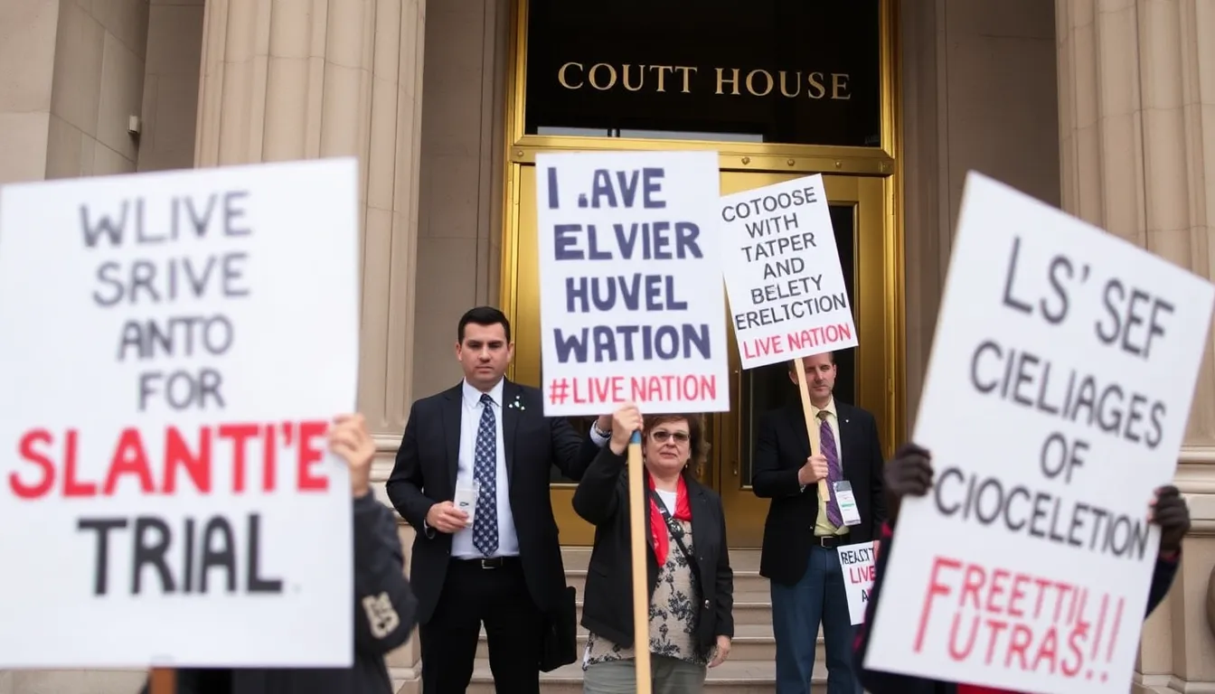 Consumers expressing concerns about ticket prices and availability, reflecting the potential impact of the antitrust trial on the live entertainment market