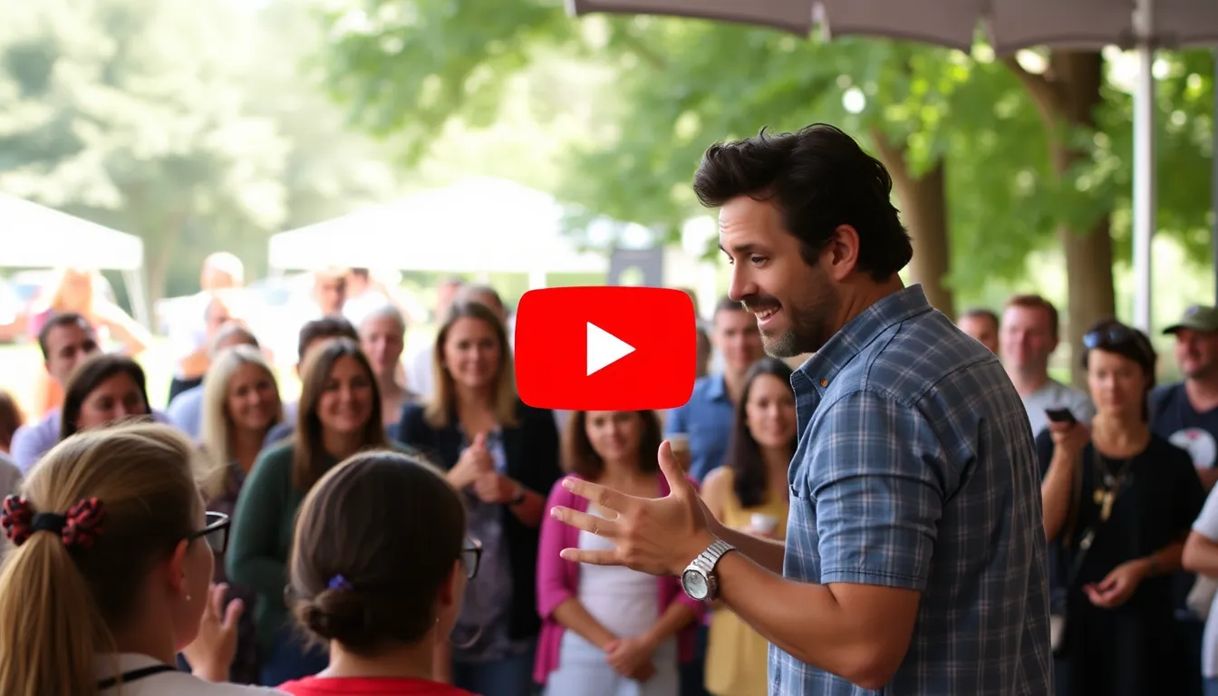 Amini engaging with fans at an international comedy festival, showcasing his ability to connect through relatable anecdotes and diverse comedic styles