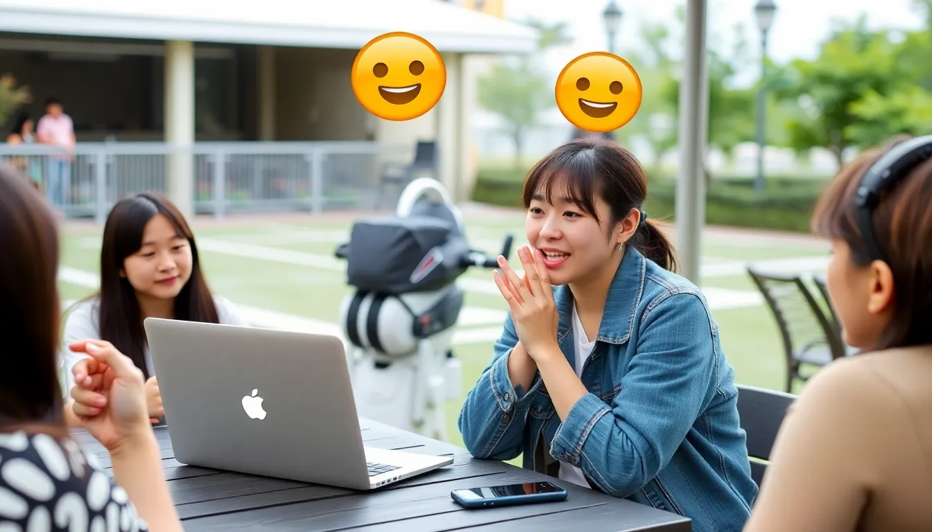 A closeup of Maya Higa interacting with her audience, highlighting the connection fostered by communitydriven content