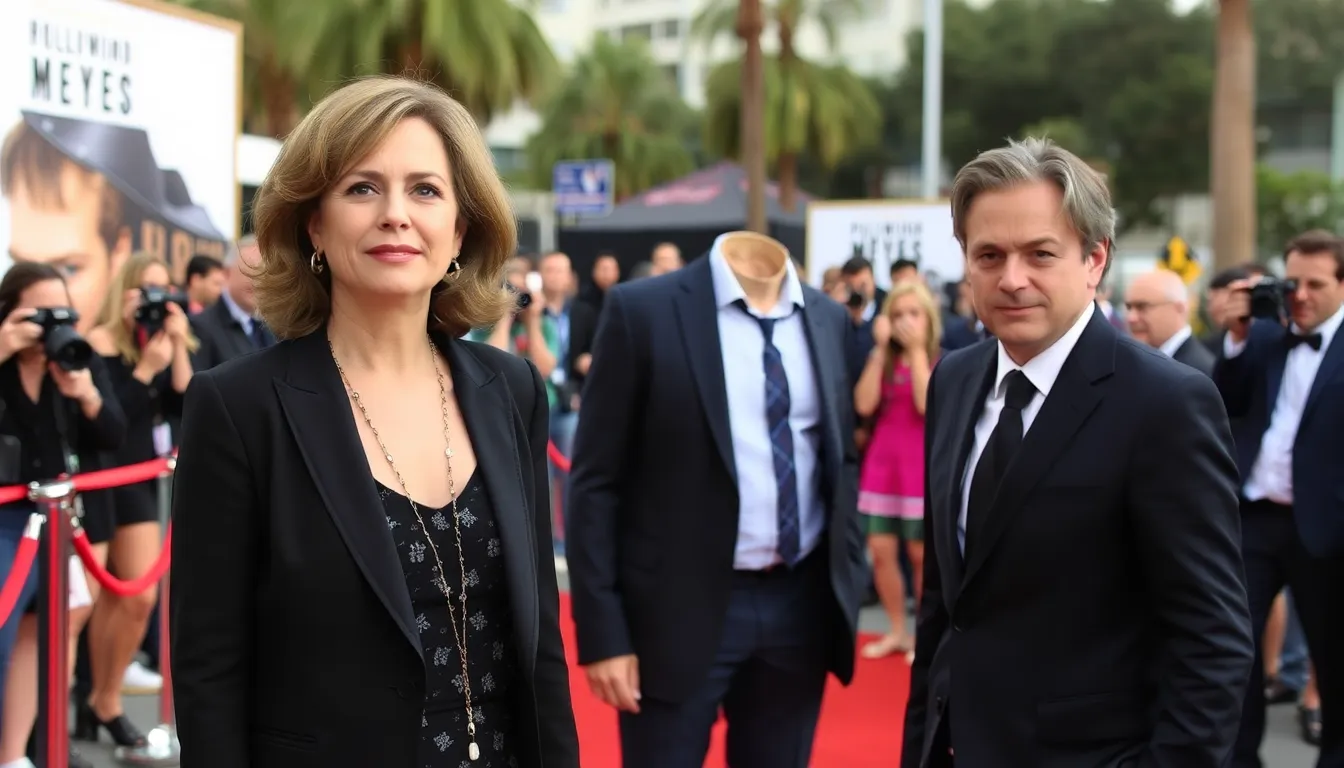 Nancy Meyers stands confidently at a press event, surrounded by the starstudded cast of her upcoming comedy, including Penélope Cruz, Kieran Culkin, and Jude Law, as they discuss the film's anticipated release.