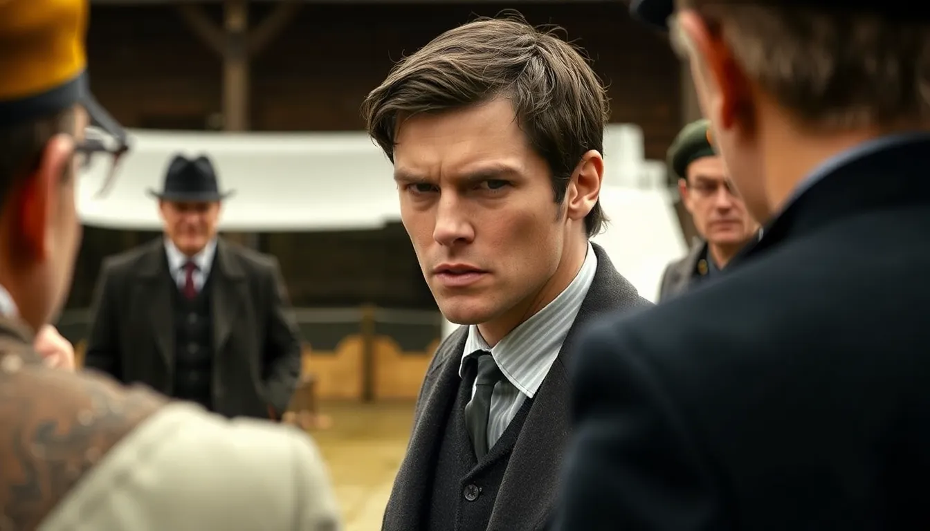 An intense moment showcasing themes of loyalty and betrayal, reflecting the darker tone anticipated in the upcoming film