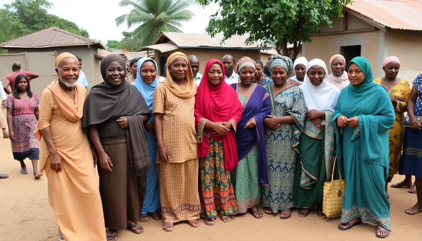 Eighty Nigerians who escaped from captivity are greeted by family members and community members upon their return home, showcasing a mix of relief and joy in a northern village.