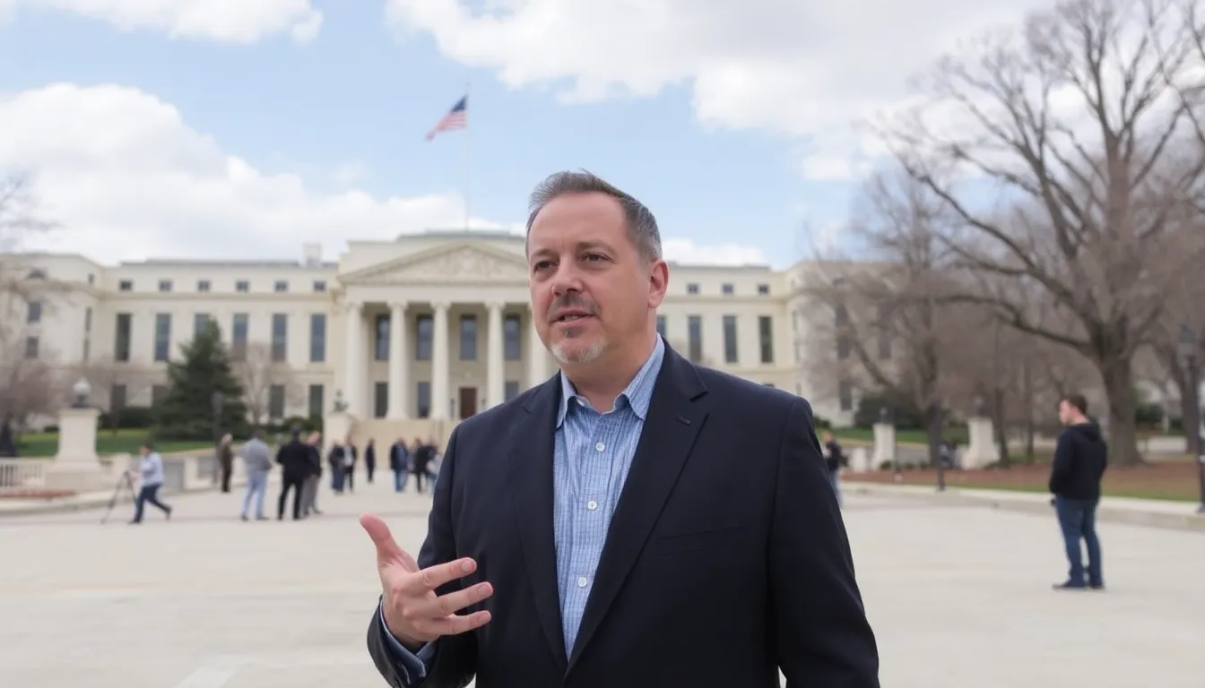 The Chief Executive Officer of Anthropic arrives at the Pentagon for a meeting focused on AI regulation and national security concerns.