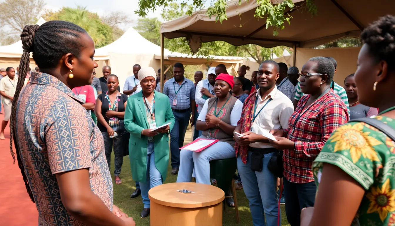 A meeting between cultural advocates and museum representatives, highlighting the ongoing dialogue about the repatriation of artefacts and the complexities involved