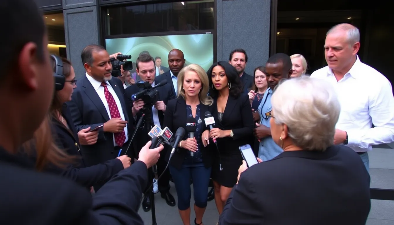 Jill Zarin stands outside a venue, looking surprised and concerned as she discusses her recent dismissal from the RHONY reunion show amid backlash over her controversial comments about Bad Bunny.