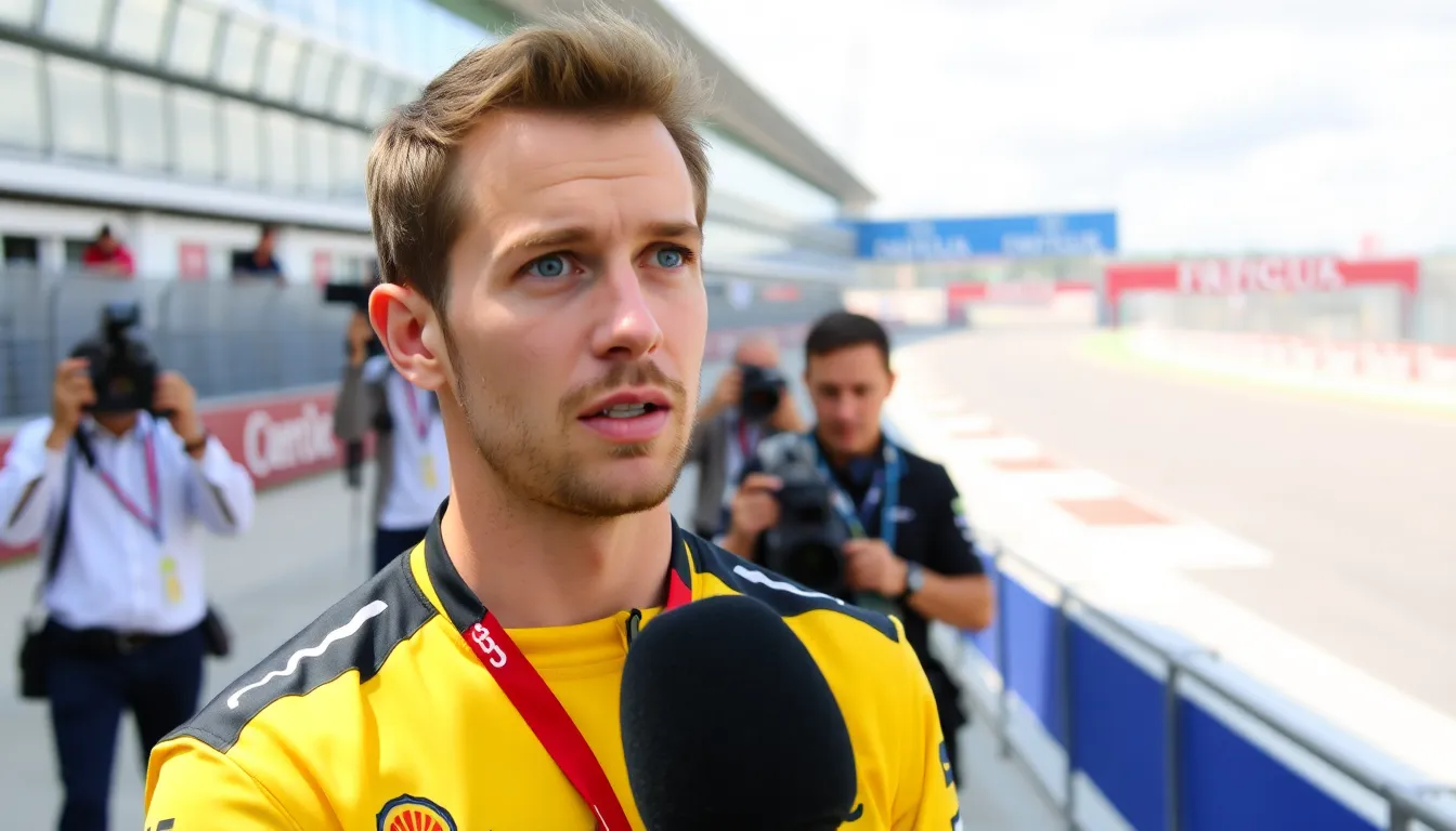 A closeup of Sebastian Vettel, emphasizing his thoughtful expression as he discusses the evolving landscape of motorsport and the impact of new regulations