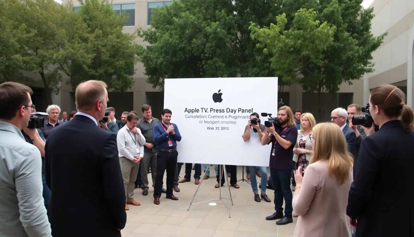 A somber gathering of industry professionals reflects on the legacy of Catherine O'Hara following her unexpected death, as The Studio withdraws from the Apple TV press day scheduled for November 1, 2023.