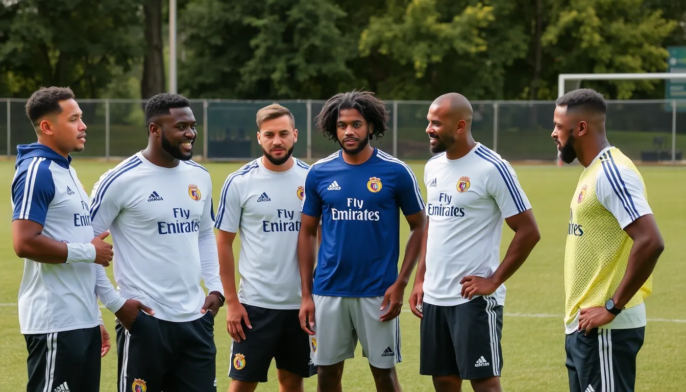 Thomas Tuchel is introduced as the new England national football team manager during a press conference, with FA officials and reporters present, highlighting the significance of his appointment amidst ongoing discussions about the team's future.