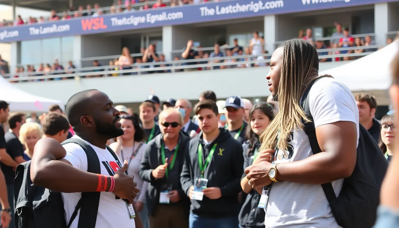 Williams and White reflect on the pressures of athlete performance and fan expectations in a postmatch conversation, emphasizing their understanding of public scrutiny