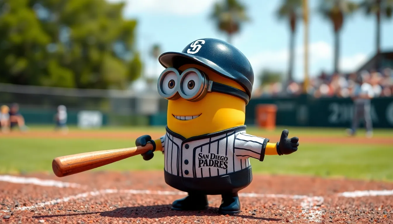 Fans gather at a bustling stadium, eagerly anticipating the start of the 2026 MLB season as players warm up on the field.
