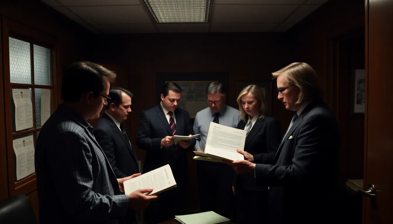 A news conference where a spokesperson addresses media inquiries regarding the ongoing investigation and its potential impact on the Democratic Party
