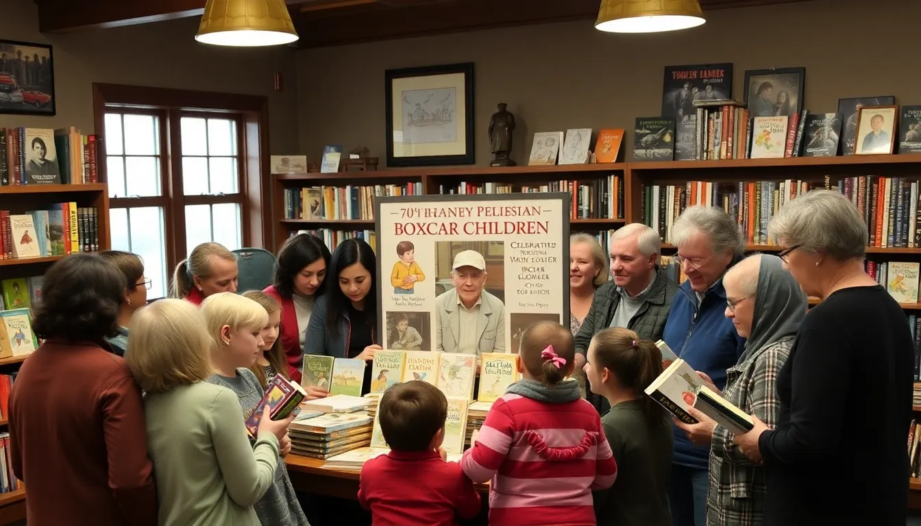 A classroom setting where educators discuss the themes of resilience and family found in Warner's stories with students