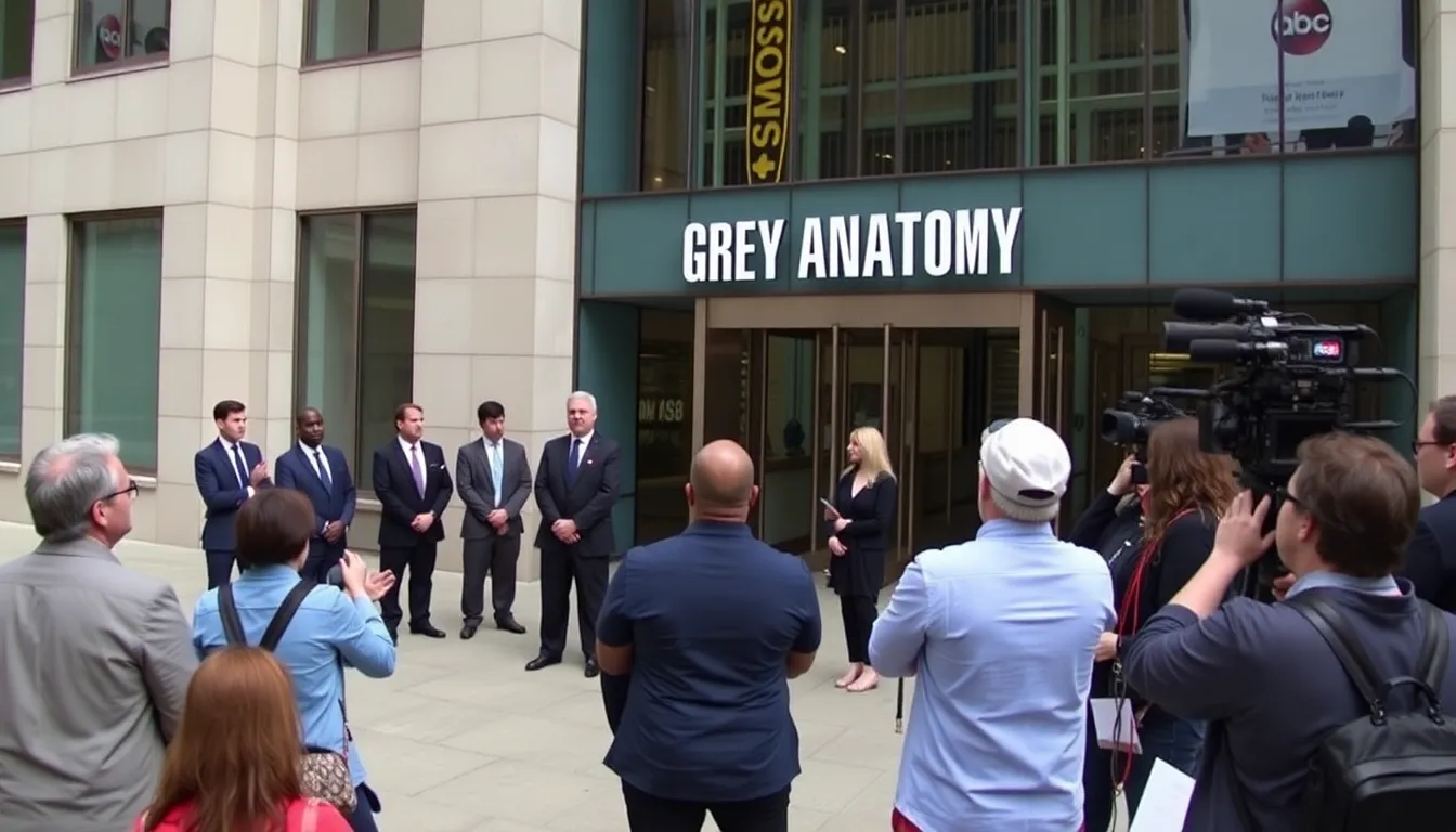 A bustling Grey Sloan Memorial Hospital is depicted, symbolizing the dynamic environment where the medical and personal stories unfold