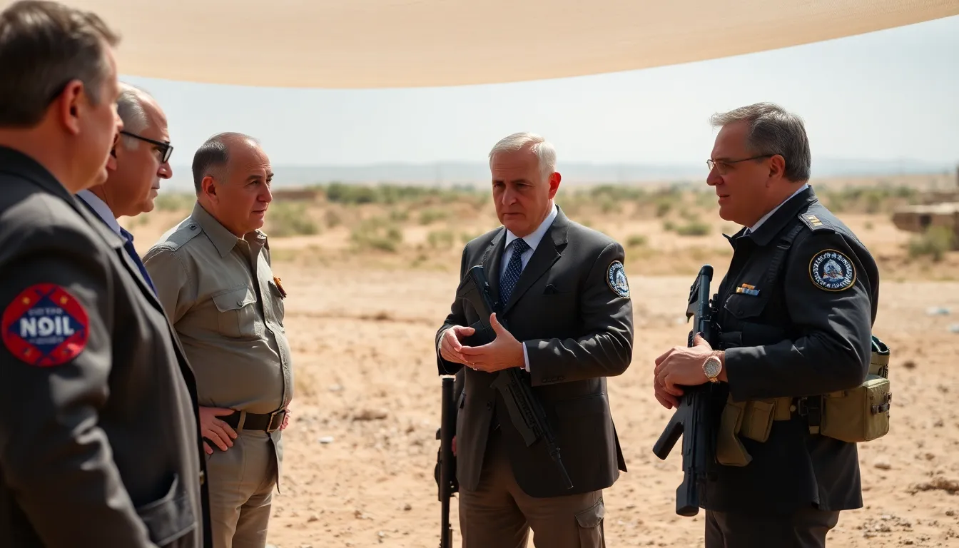 Israeli officials speak at a press conference, revealing U.S. awareness of the recent attack on the South Pars gas field in Iran.