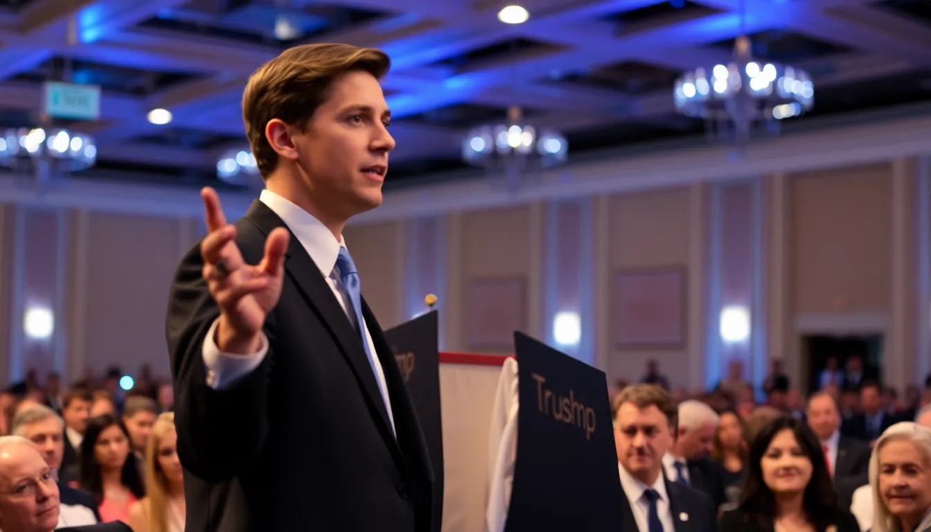 Jared Kushner is seen speaking with potential investors in a conference room, highlighting his dual role as a private equity firm founder and Middle East envoy amid ongoing ethical concerns.