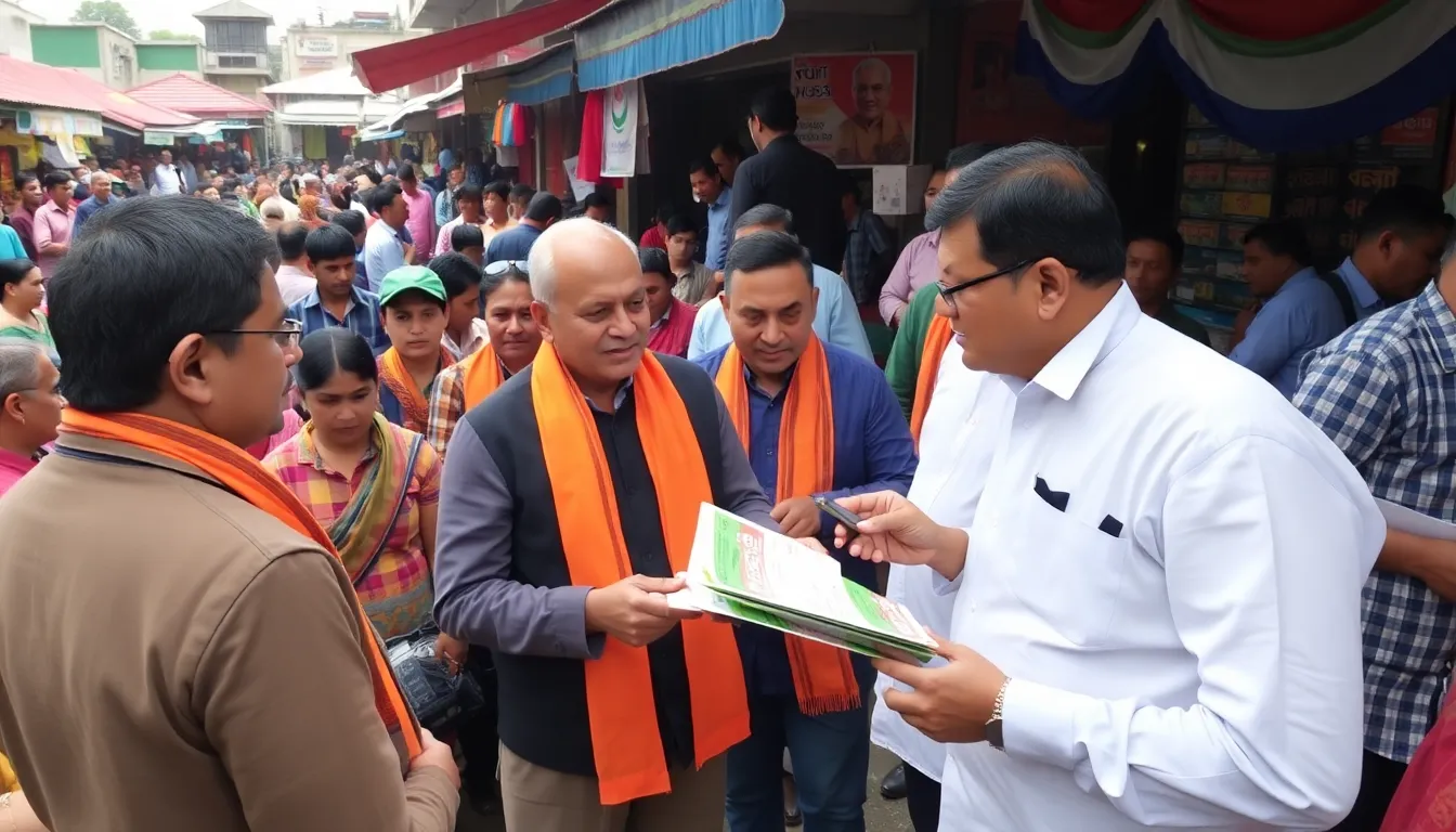 Pushpa Kamal Dahal advocates for social justice and land reforms during a campaign rally, emphasizing his vision for addressing economic inequality