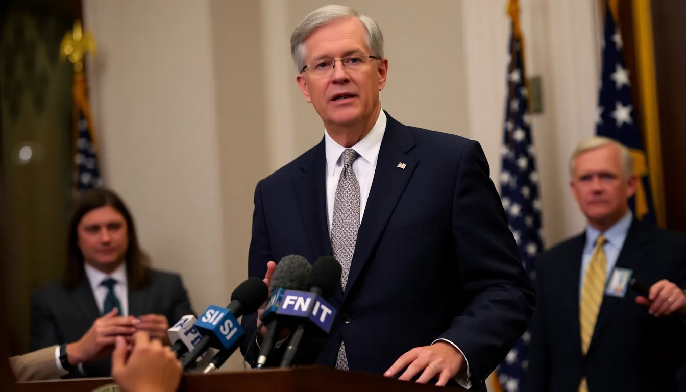 Financial analysts reviewing market trends and economic indicators, reflecting concerns about inflation and interest rate adjustments during Powell's leadership