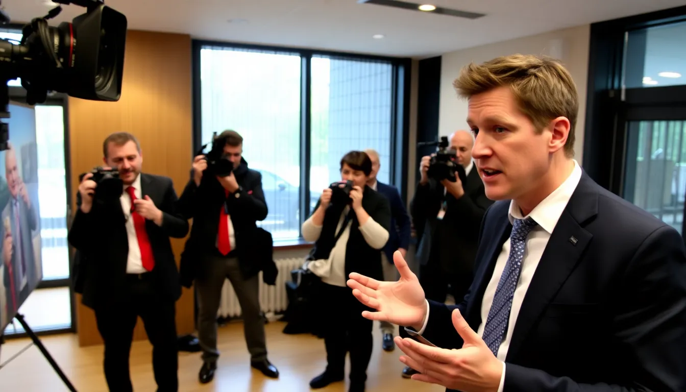 Keir Starmer delivers a speech advocating for government action to combat the addictive features of social media, emphasizing the need for regulatory measures to protect mental health, especially among young users.