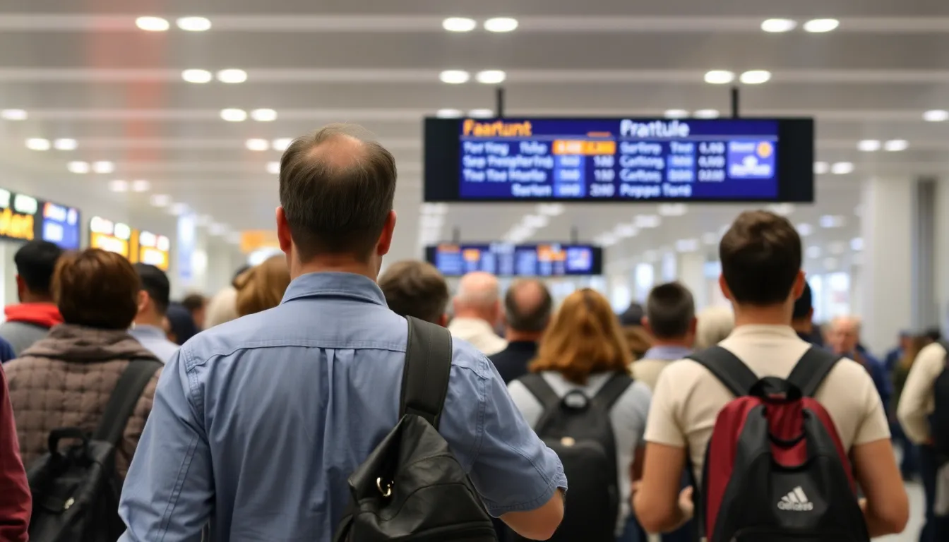 A family discusses their travel plans with concern over rising airfare costs, illustrating the accessibility challenges faced by leisure travelers in the current economic climate