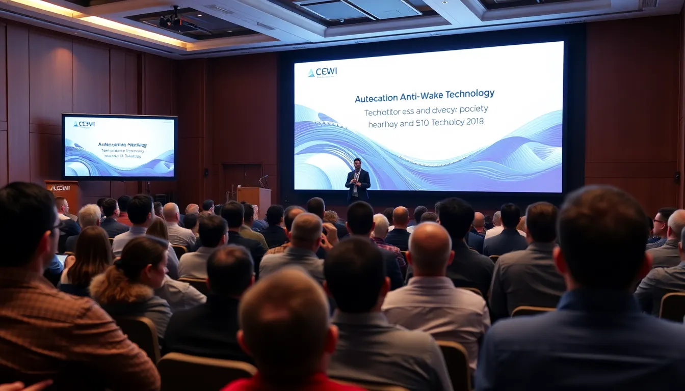 A tech CEO stands at a podium addressing an audience, passionately discussing the implications of his controversial manifesto on corporate diversity and inclusion policies.