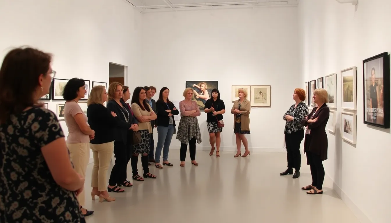 A group of artists gathers in a Berlin studio, sharing memories and tributes to Bettina Köster, reflecting on her influential role in the 1980s avantgarde scene.
