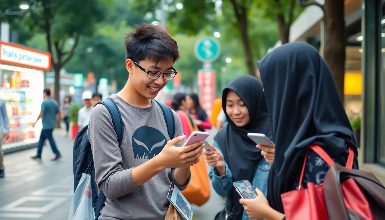 A group of Indonesian students participating in a cultural exchange event, highlighting the increasing appreciation for Chinese culture and its influence on consumer preferences