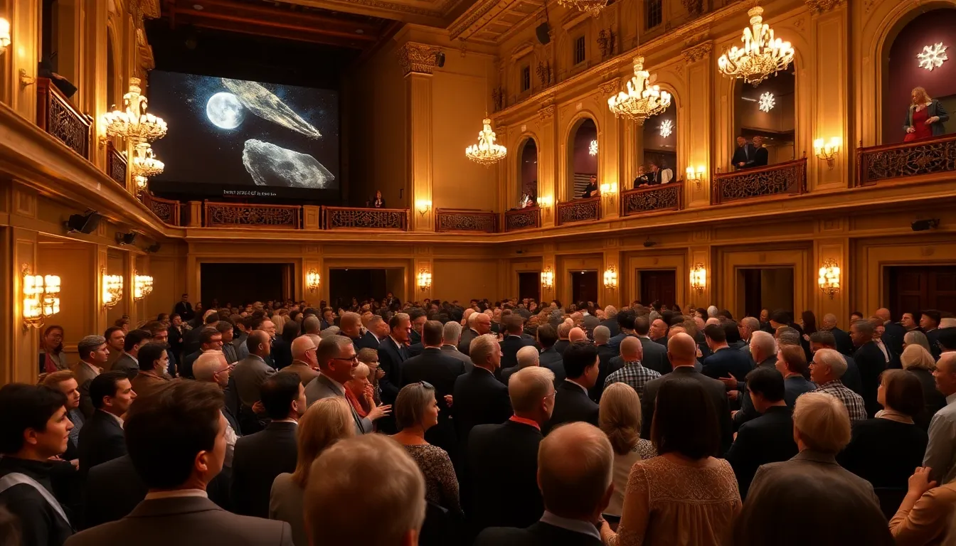 The vibrant atmosphere of the BAFTA Awards, showcasing the celebration of excellence and inclusivity in the film industry through various nominated works